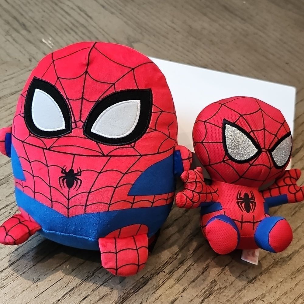 Marvel Spider-Man Plush Duo - Red and Blue